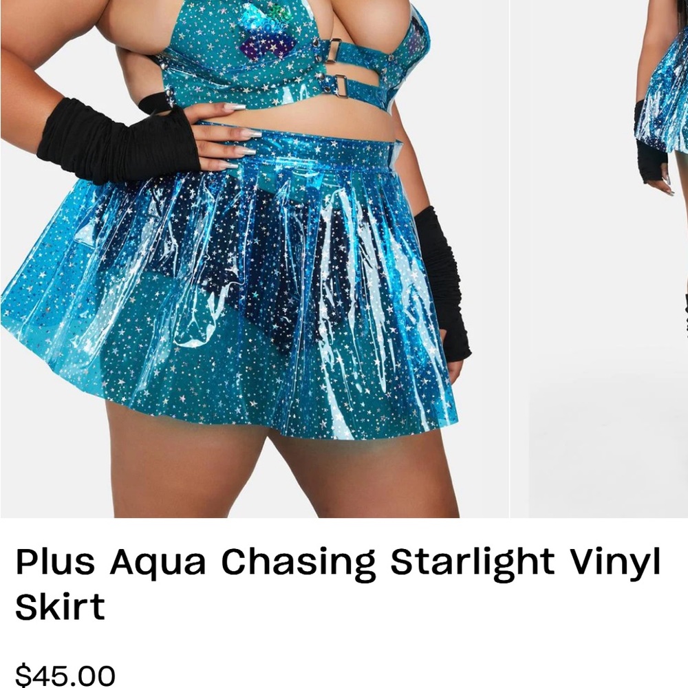 ISOA PVC MINI SKIRT